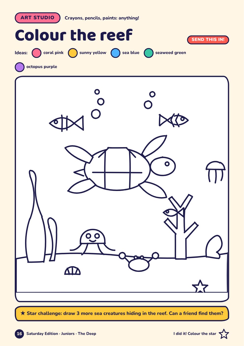Sample page: Art Studio